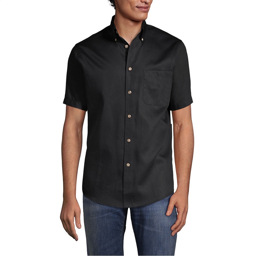 Lands End Outfitters Men's Short Sleeve Performance Twill Shirt